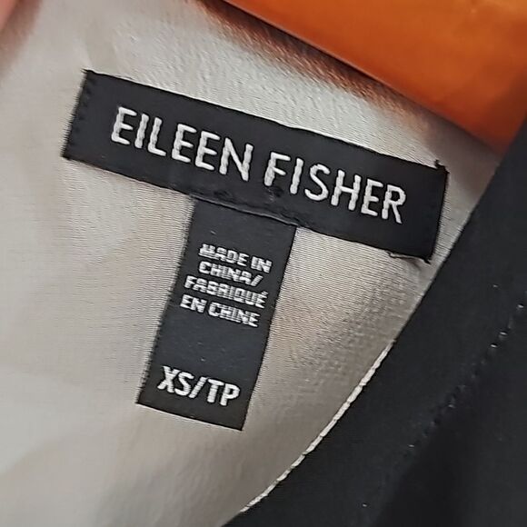 Eileen Fisher Sleeveless Double-Layer Silk Cocktail Dress Size XS - Picture 7 of 10